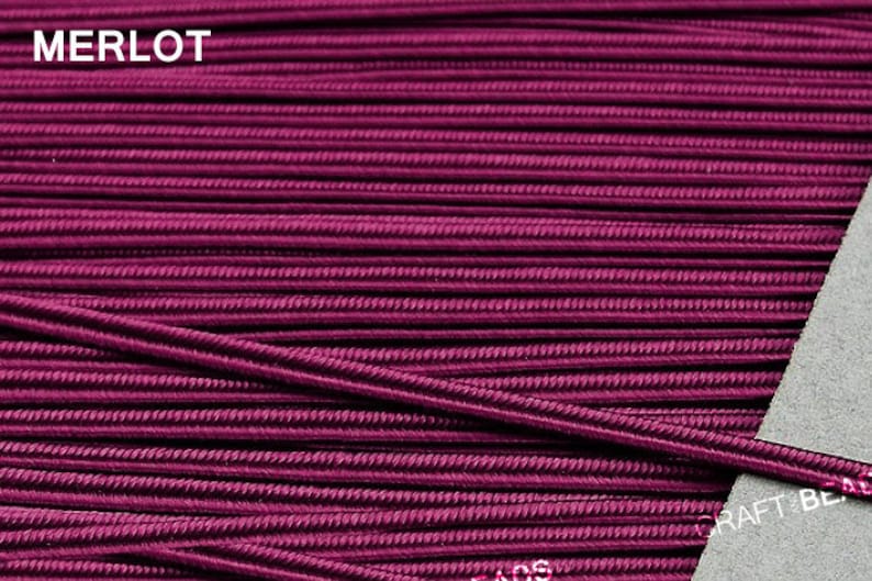 3MM Original Viscose Soutache Braid Cord String Beading Sewing Quilting Trimming Pick Color image 7