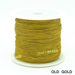 0.4MM Chinese Knot Nylon Cord Shamballa Macrame Beading Kumihimo String Pick Your Color image 9