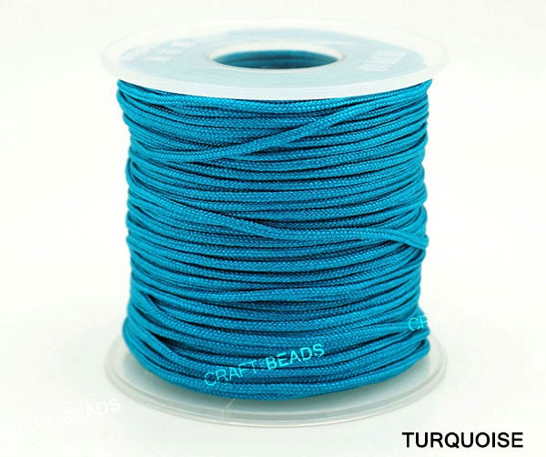 Cordón De Algodón Encerado Azul Claro - 10 Metros De Largo Y 1 Mm De Grosor, Ideal Para Macramé Y Joyería Shamballa
