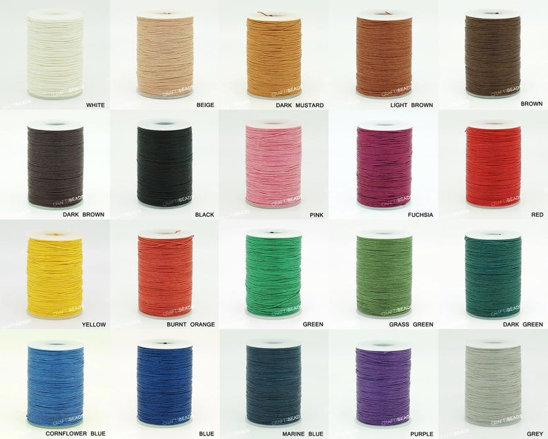0.45MM Polished Hemp Sewing Thread Macrame Leather Craft Etsy
