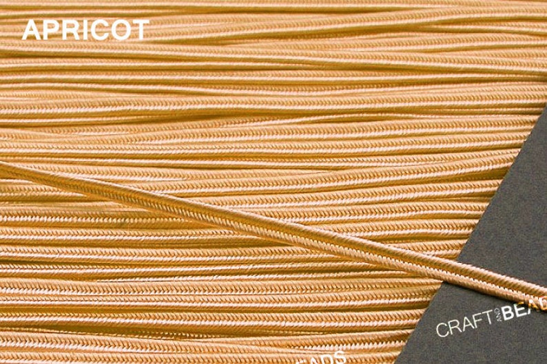 3MM Original Viscose Soutache Braid Cord String Beading Sewing Quilting Trimming Pick Color image 4