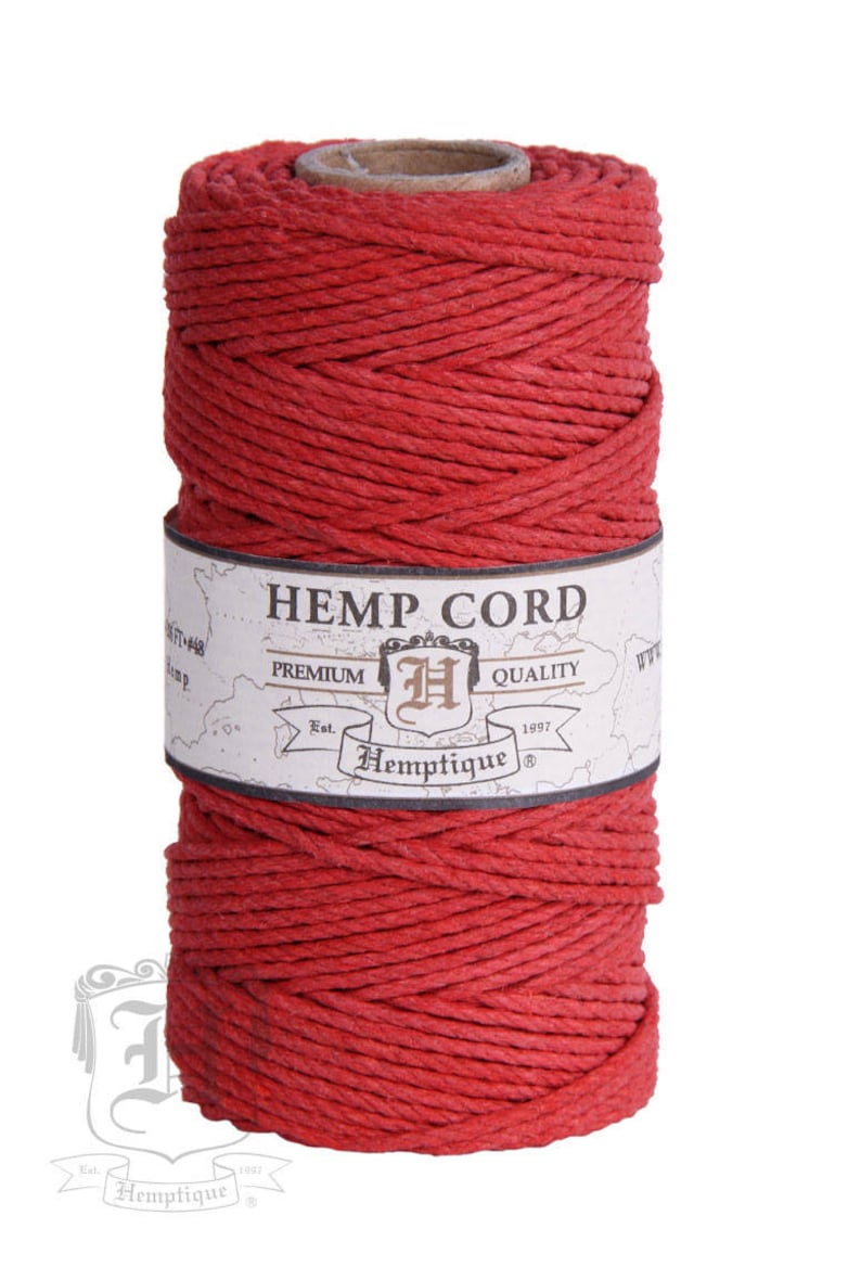 2MM Solid Polished Hemp Twine Hemptique Cord Macrame String Etsy