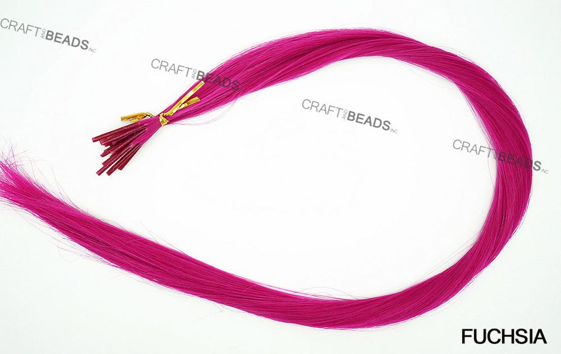 20 iTip Straight Synthetic Hair Extension Micro Beads Etsy