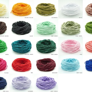 Matassa da 20 iarde di corda in nylon con nodo cinese da 2 mm, per Shamballa, Macrame, Perline Kumihimo - Scegli il tuo colore!