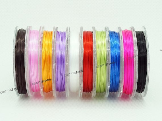 Strong & Stretchy Crystal String Elastic Thread Beading Bracelet Cord Size  0.8mm