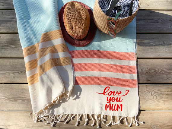 Personalised cotton throw sale