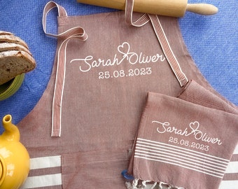 Personalised Apron, Custom Design Apron, Personalised Tea Towel, Apron with logo, Tea Towel with logo, Custom Name on Apron