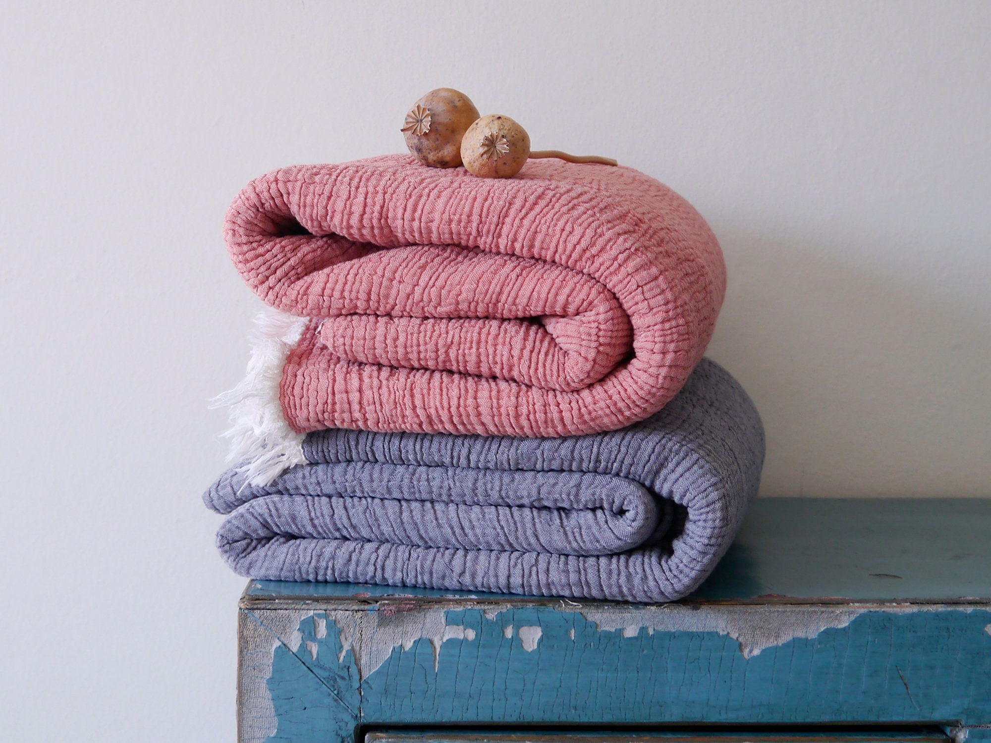 Cotton gauze blanket Muslin 4 layers cotton blanket king Etsy