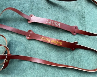 Personalized Leather Yoga Mat Strap, Picnic Blanket Carrier, Yoga mat carrier, 3rd anniversary gift, Birthday gift her, Mum gift