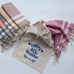 Personalized Cotton Tea Towel & Tablecloth: Sustainable Kitchen Decor