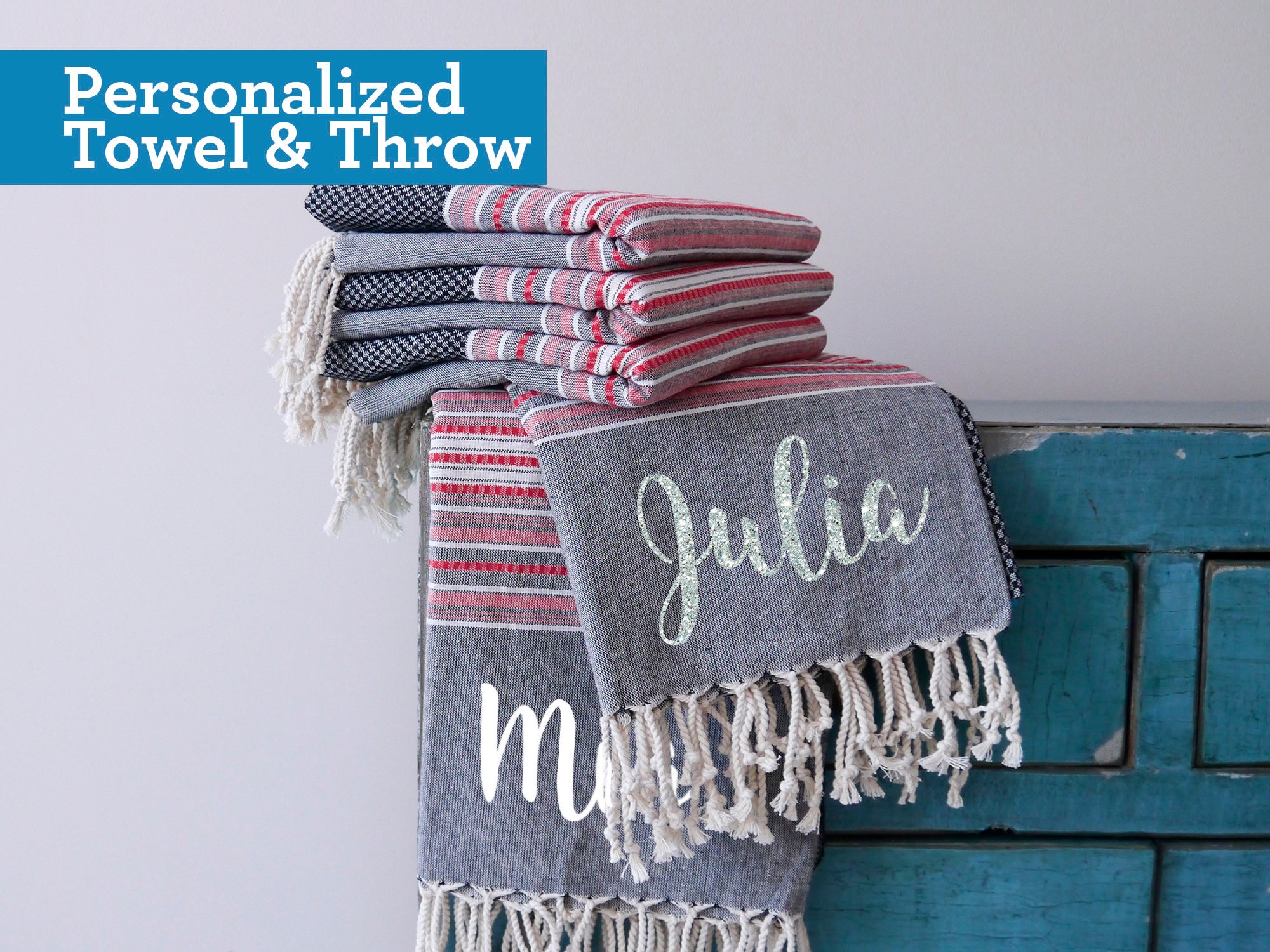 Personalized Towel Bridesmaid Towels Custom Personalised Etsy UK