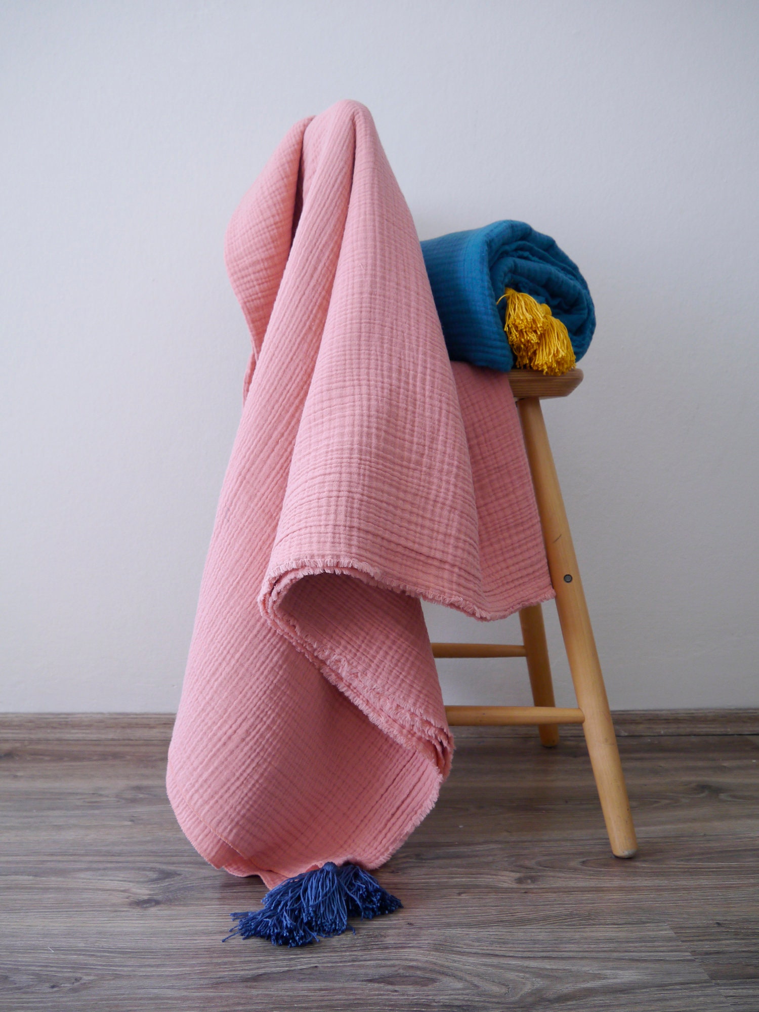 Cotton Gauze Blanket Muslin 4 Layers Cotton Blanket Single Etsy UK