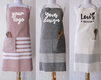 Personalised Kitchen Apron, Custom Design Apron, Personalised Tea Towel, Apron with logo, Tea Towel with logo, Custom Name on Apron