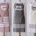 Personalised Kitchen Apron, Custom Design Apron, Personalised Tea Towel, Apron with logo, Tea Towel with logo, Custom Name on Apron 