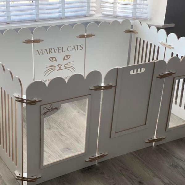 Custom Built Personalised Birthing Breeding Cat Kitten Dog Puppy Pen