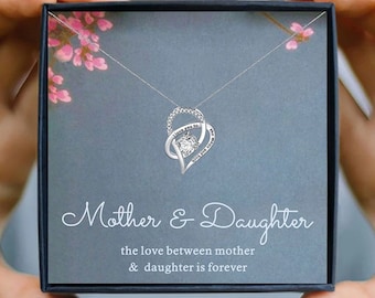 Mother and Daughter Necklace, Birthday, Christmas Gift for your Mother or Daughter - In stock for Same Day Dispatch