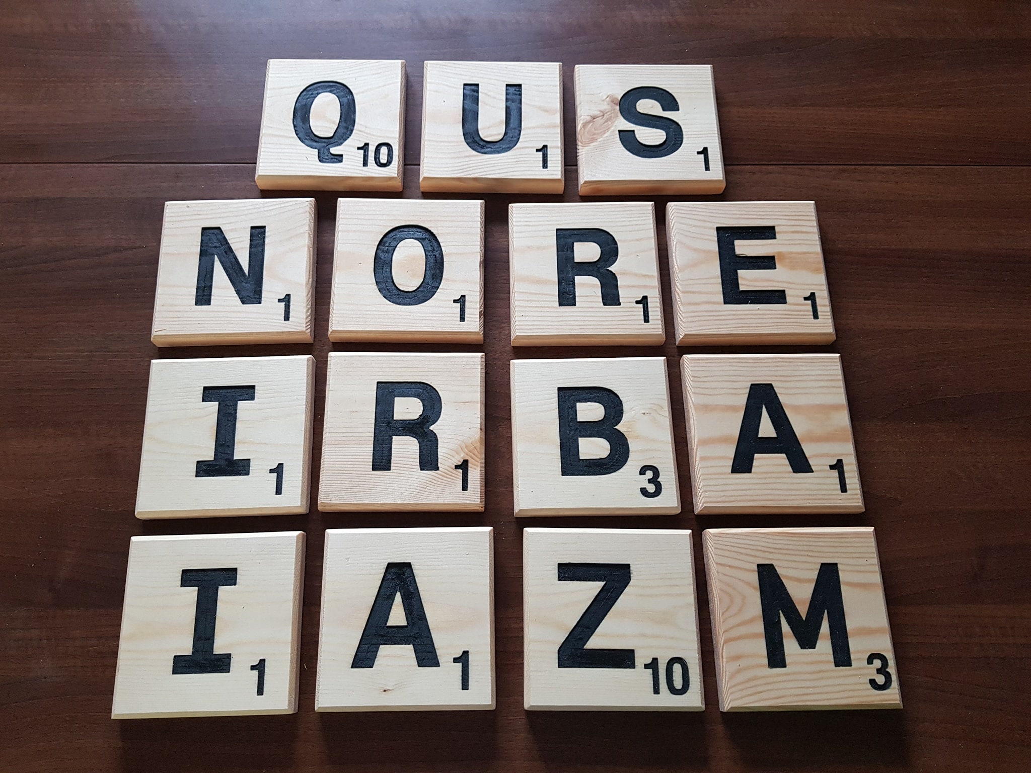 oversized scrabble letters bespoke personalised wooden etsy