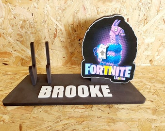 Personalised Character Head Gaming Stands - Headset and Controller Holder - Single or Double - Xbox Playstation Nintendo
