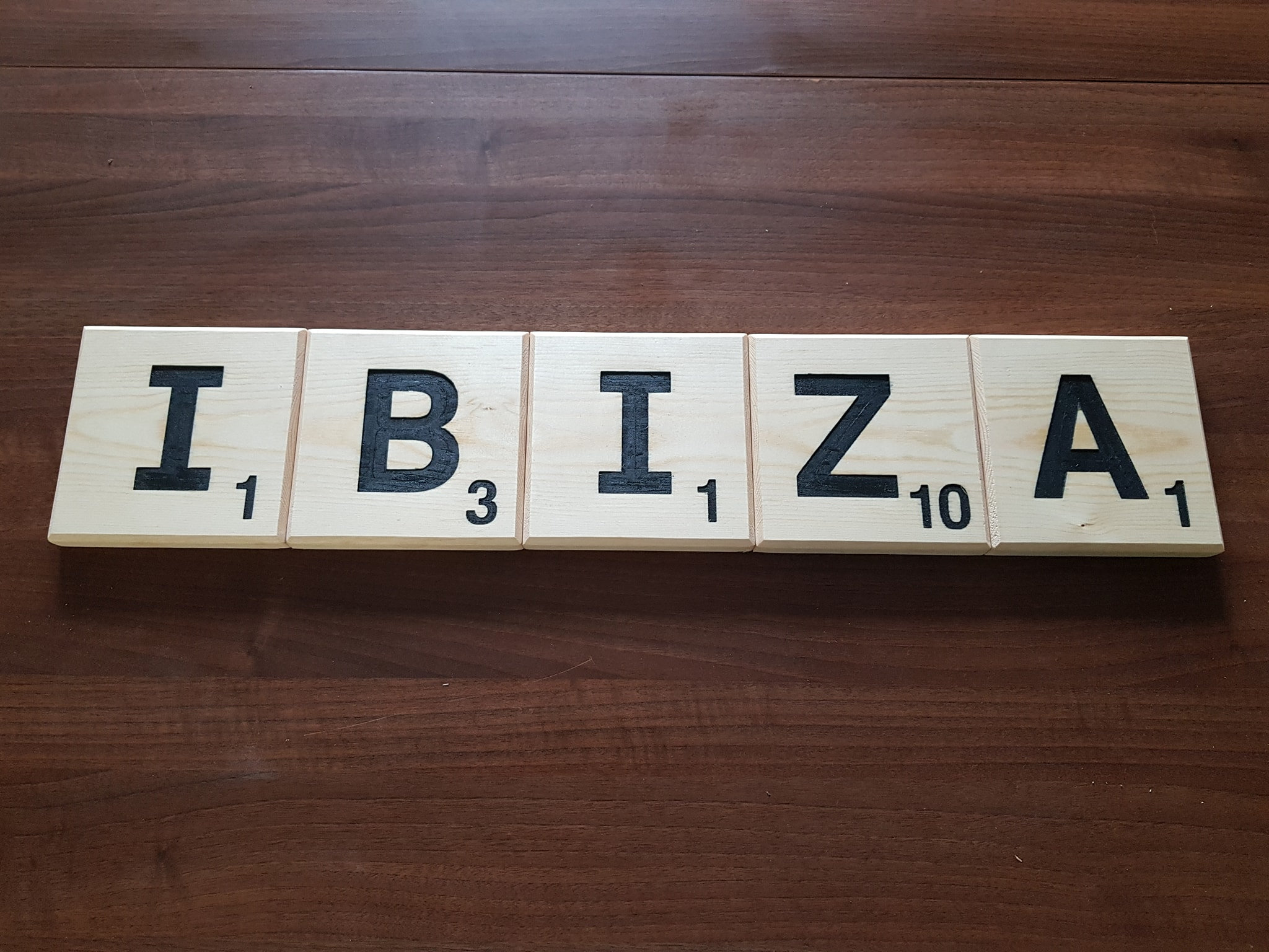 Oversized Scrabble Letters Bespoke Personalised Wooden Etsy