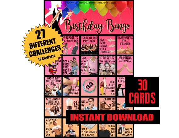 Birthday dares discount