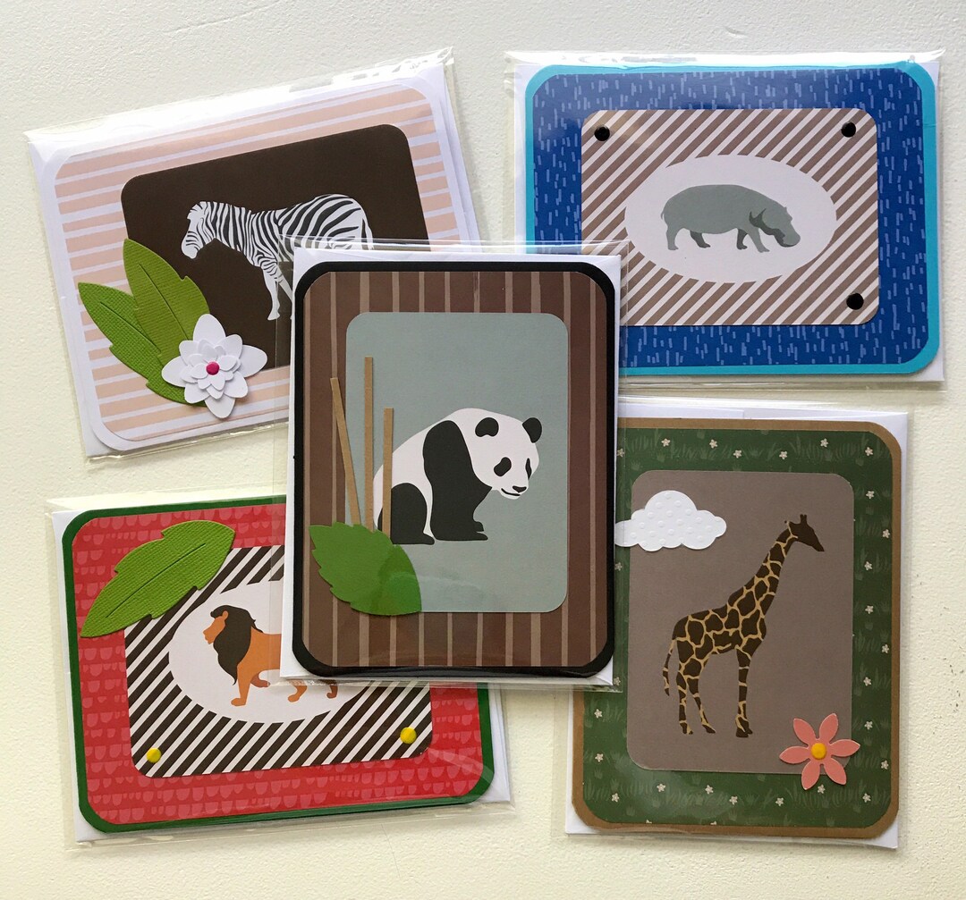 Handmade BIRTHDAY Cards - Set of 5 - Etsy