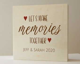Personalized Memory Box, Wooden Memory box, Boyfriend Gifts, Valentines Day gift For Boyfriend