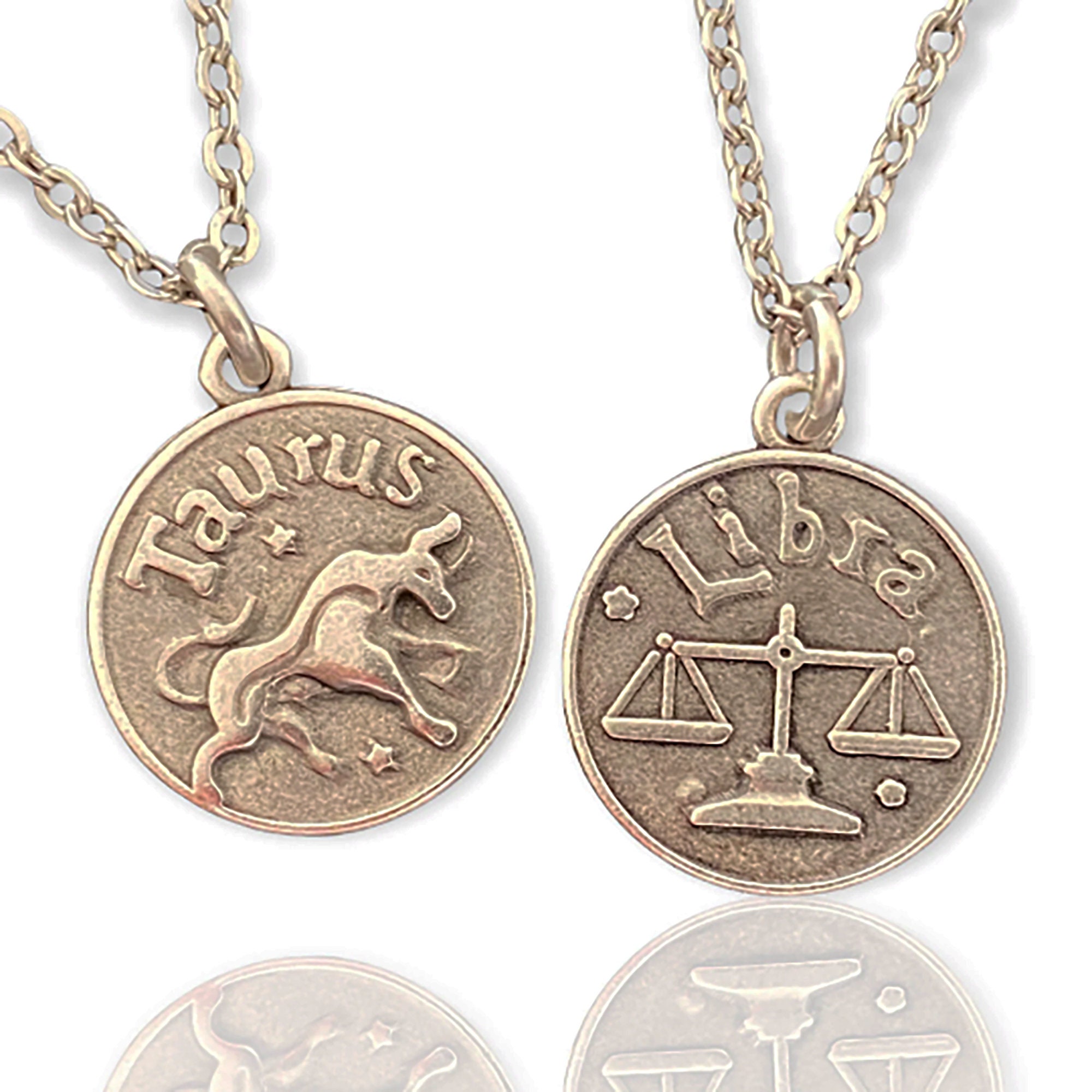 Matching zodiac necklaces deals