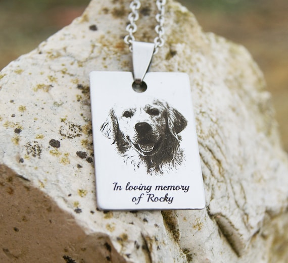 dog memorial pendant