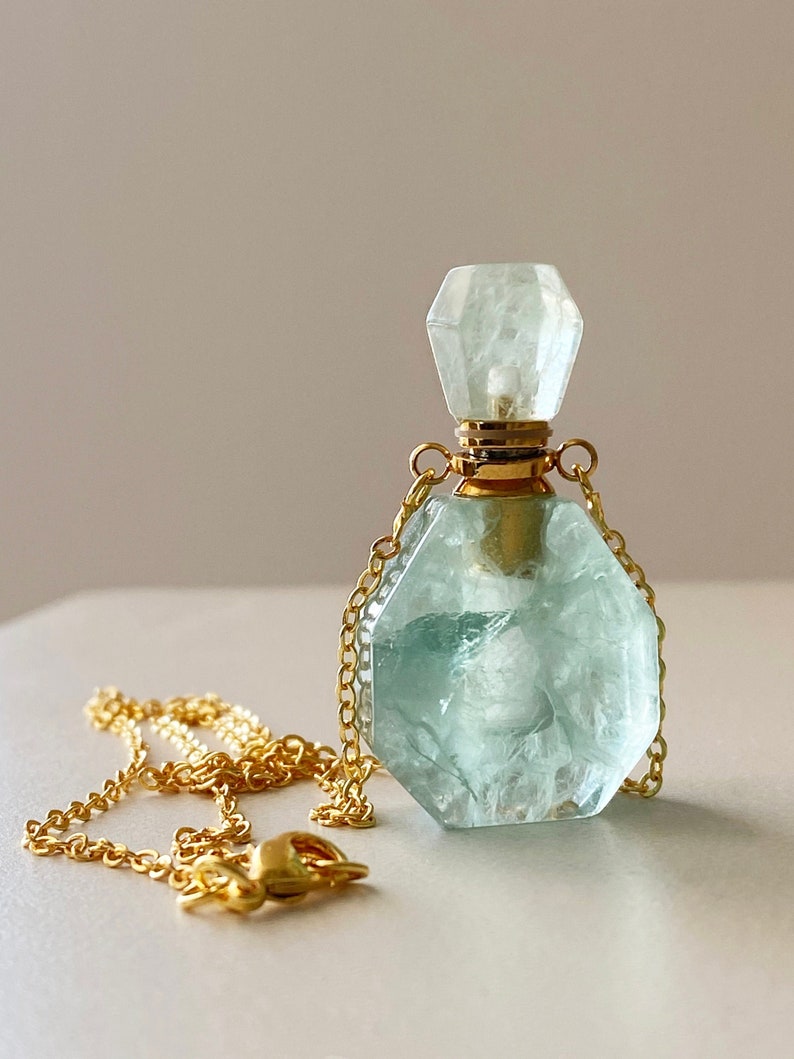 Crystal Vial Essential Oil Necklace Essential Oils Youngliving Etsy