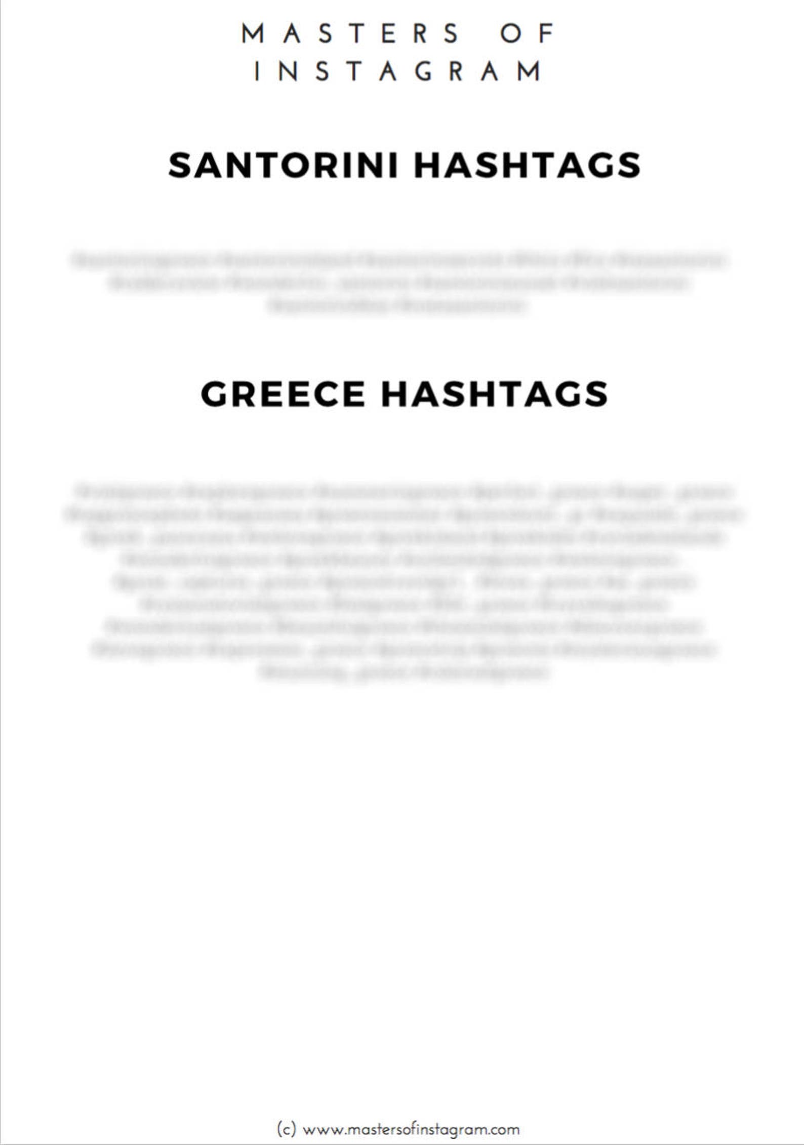 Santorini Greece Hashtags Instagram Travel Greek Hashtags Etsy