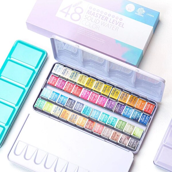 Watercolor Paint Box Etsy