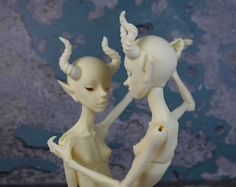 1/6  BJD Dolls Handmade Art Doll for Collection, ooak monster Dolls Resin for diy