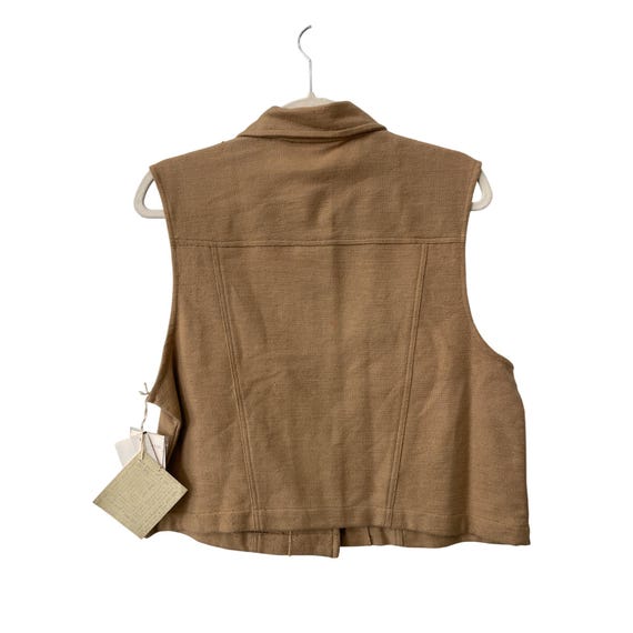 Vintage 90s Susan Bristol Casuals Button Front Vest Sz Small