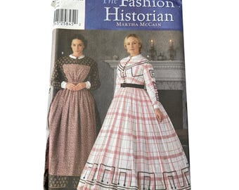 Simplicity Pattern 4551 Simplicity 4551 1860s Era Day Dress Sewing Pattern, Size 8-14 & 16-24 ...
