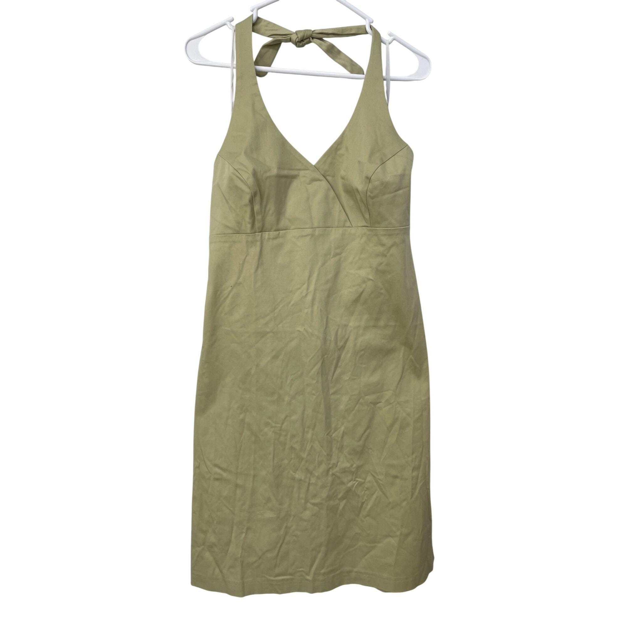 Green Halter Dress - Etsy