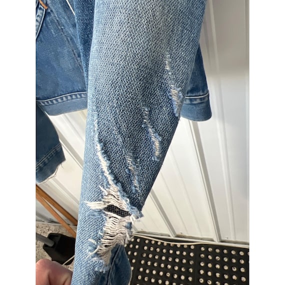 Vintage Wrangler Maverick Denim Jacket Mens 44 Di… - image 3