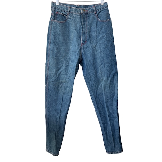 Oscar de la Renta Vintage Denim Mom Jeans Womens … - image 1