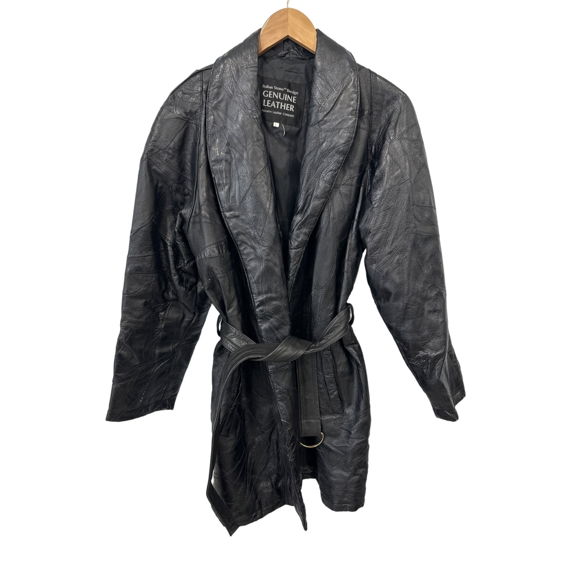Navarre leather company trench coat sales