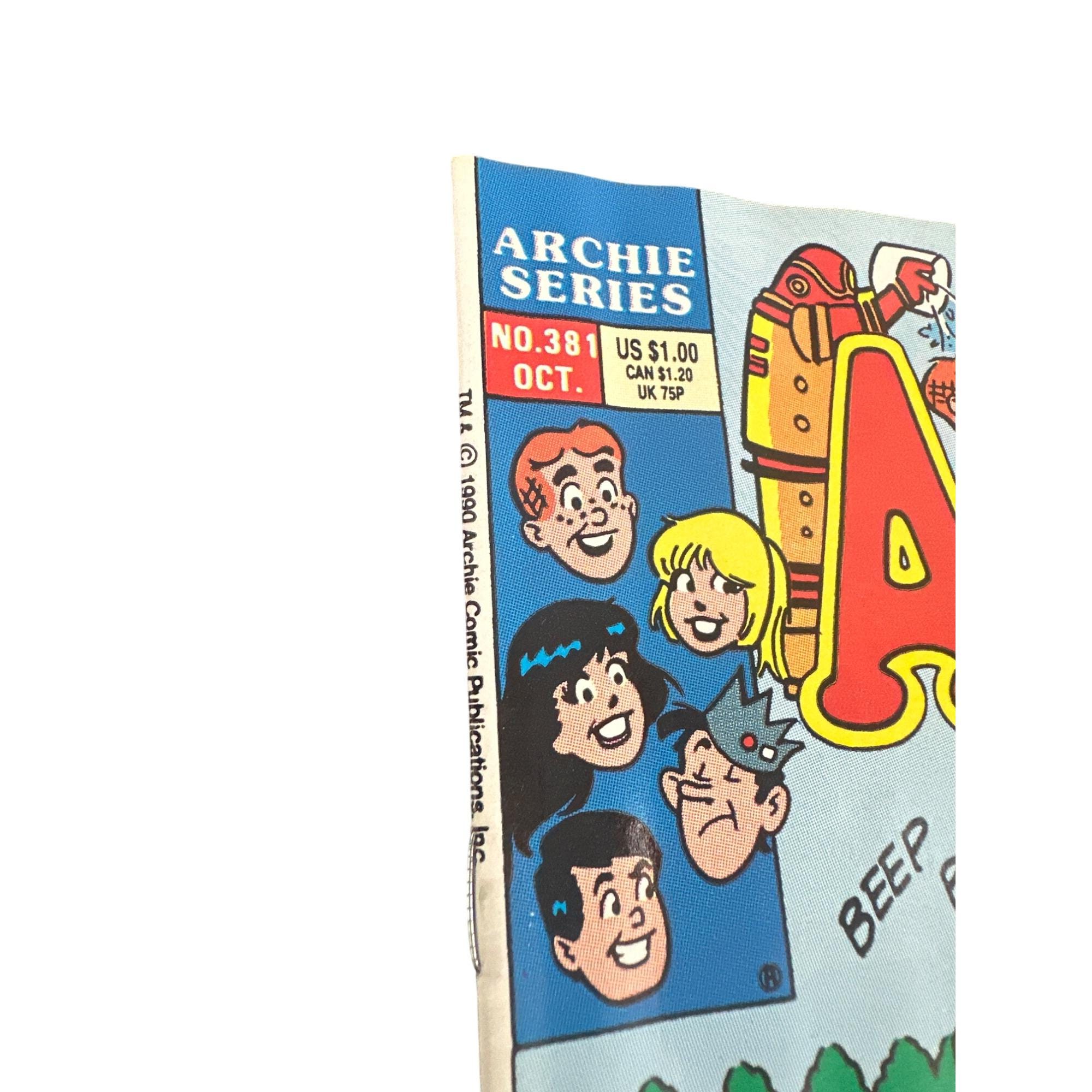 Archie Comics Series #381 October 1990 Issue Multicolor Bagged Boarded ...