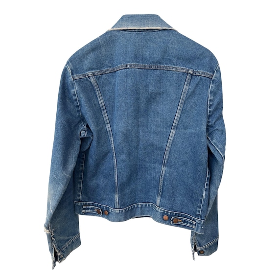 Vintage Wrangler Maverick Denim Jacket Mens 44 Di… - image 2