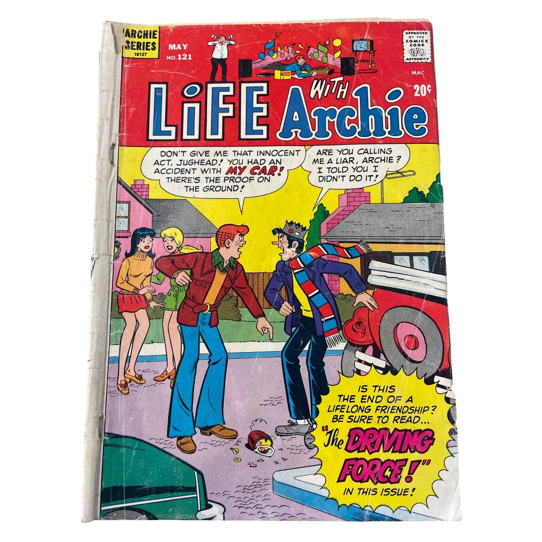 Archie Series Life With Archie #121 May 1972 Comic Book Vintage ...