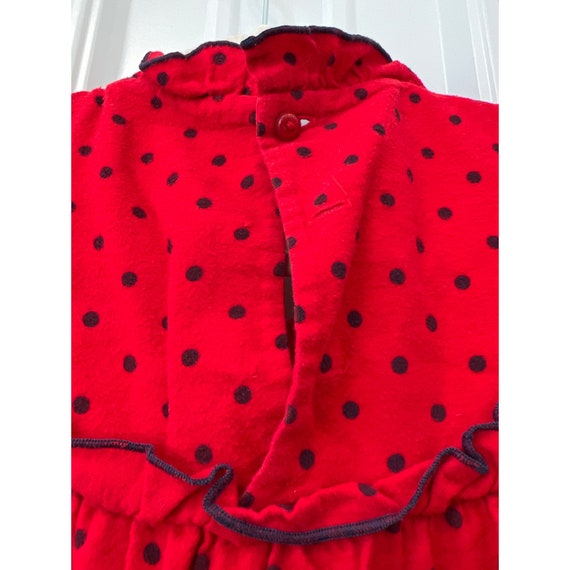 Lanz of Salzburg Vintage Polka Dot Nightgown Hous… - image 5