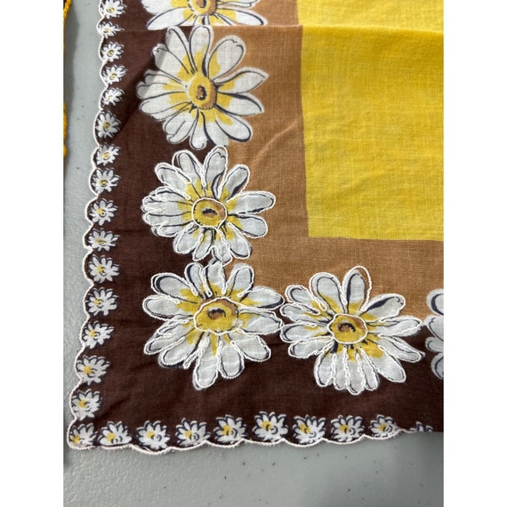 Virginia Zita Handkerchief Lot of 2 Floral Paisle… - image 6