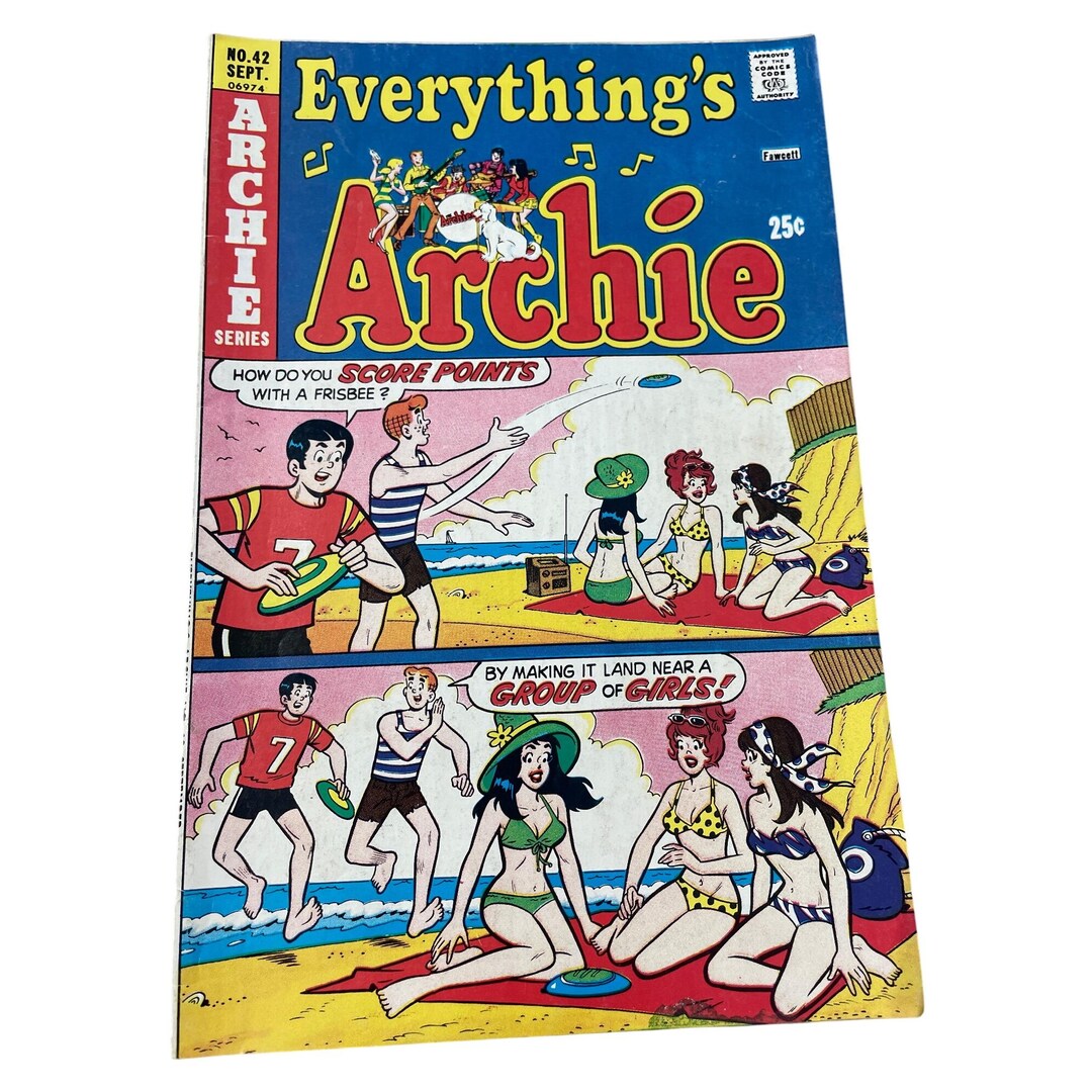 Archie Series Everythings Archie #42 Sept 1975 Comic Book Vintage Rare ...