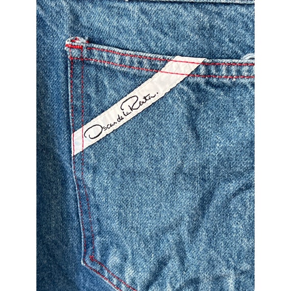 Oscar de la Renta Vintage Denim Mom Jeans Womens … - image 3