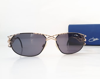 Cazal Vintage 90s Sunglasses | Slim Rectangle Matrix Y2K Frame