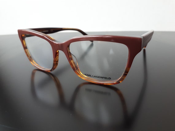 Karl Lagerfeld 919 eyeglasses brown colored butte… - image 10