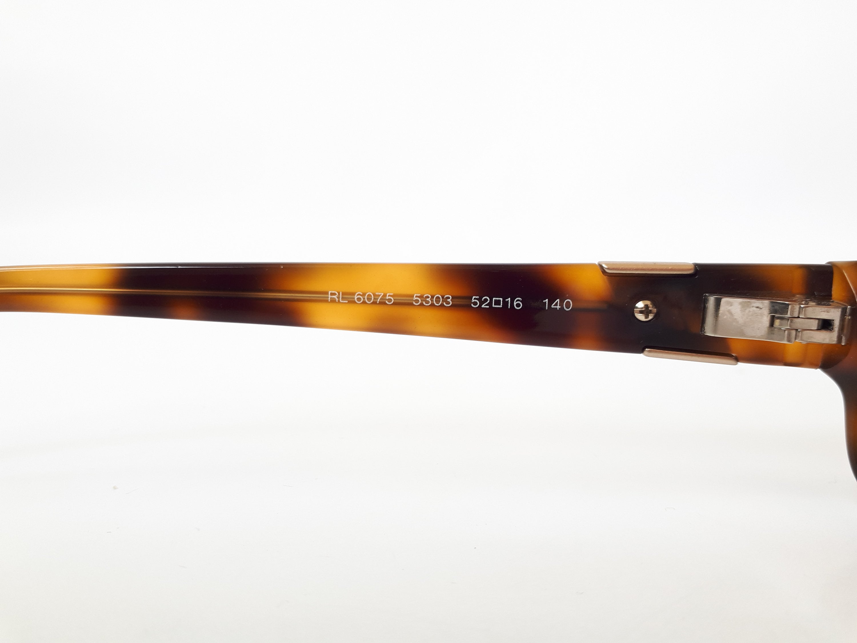 Ralph Lauren 6075 Eyeglasses Tortoise Brown Oval Plasitc  display picture 2