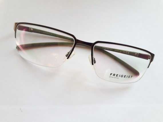 Eschenbach Freigest eyeglasses bronze angular sha… - image 1