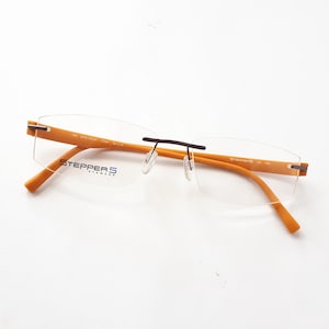 Stepper Rimless Glasses - Etsy display picture 1